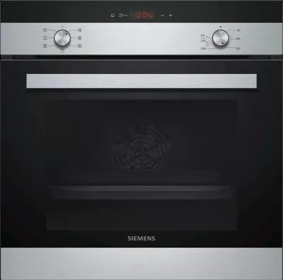 Produktbild von Vstavaná rúra Siemens HB113FBS1 iQ100, 60 x 60 cm, čierna, nerezová oceľ, rýchly ohrev
