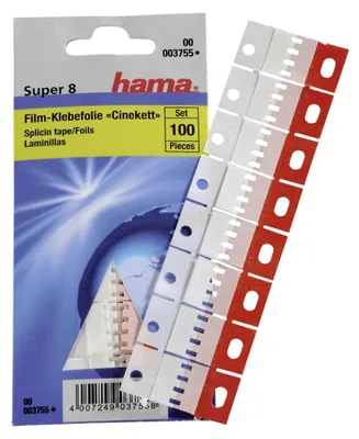 Zdjęcie produktu dla Hama Film Splicing Tape Cinekett, 100 szt., 11 g, 65 mm, 145 mm, 4 mm