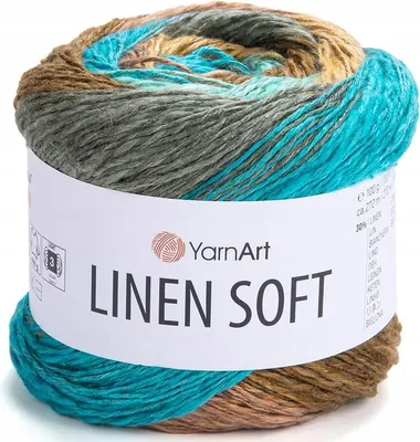 Obrázek produktu pro YarnArt Lněná Soft příze - barva 7409 - bavlněná příze