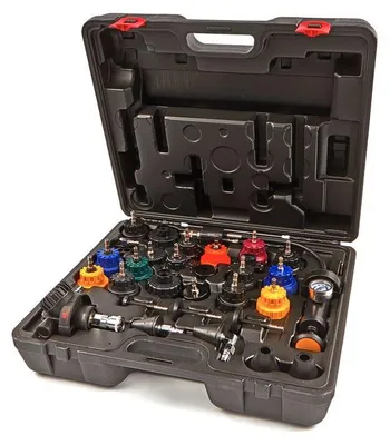 Produktbild von AOK Professional 32-teiliges Kühlsystem-Diagnose-, Druckprüfungs- und Befüllset
