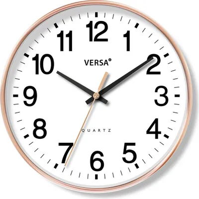 Produktbild von Wanduhr Versa Weiß Kunststoff 4,3 x 30 x 30 cm