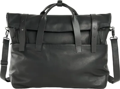 Produktbild von HAROLD'S Leder Reisetasche Mount Weekender Black schwarz