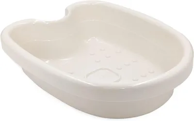 Productafbeelding van Voetbad Kuip - Reserve Bak - Voetverzorging - Opname Controle-eenheid - 480 x 385 x 125 mm - Wit