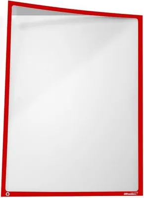 Produktbild von Infotasche Recycling magnetisch A4 312x225mm rot