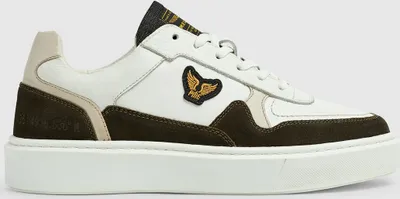 Produktbild von PME Legend Stoutman  Veterschoenen Laag - Wit - Maat 41