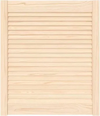 Immagine prodotto di Anta a cassettoni in legno massello con lamelle - Colore naturale - 69x59,4 cm - Restauro di mobili in legno
