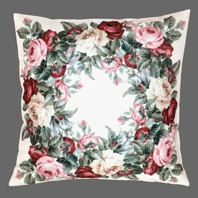 Produktbild von Kissenhülle 40 x 40 cm mit Rosen 40 x 40 cm Kissenhülle