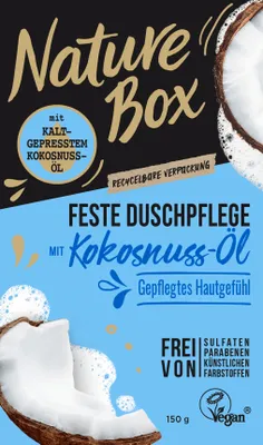 Produktbild von Schwarzkopf Nature Box Fest Duschgel mit Kokosnuss Öl Vegan 150g