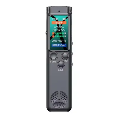 Produktbild von Cyfrowy dyktafon, przenośny dyktafon z kolorowym ekranem TFT, odtwarzanie, odtwarzacz utworów, rejestrator audio