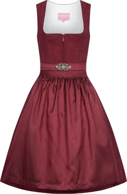 Produktbild von Dirndl Evi 60cm Länge bordeaux 44