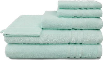 Produktbild von grace grand spa Handtuch Aktion mit Streifen-Bordüre Mint One Size