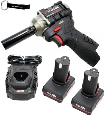 Produktbild von PARKSIDE PERFORMANCE® 12 V 1/2" Akku-Schlagschrauber PPDSSA 12-Li inkl. 2 Akkus (4 Ah) und Ladegerät (2,4 A)