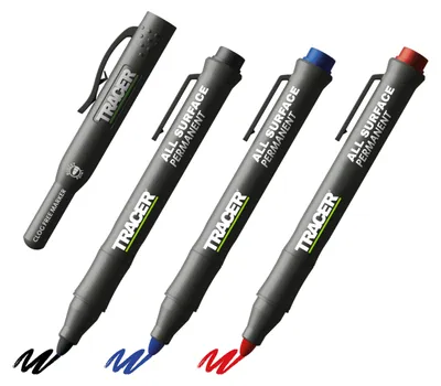 Image de Kit de marquage d'arbres TRACER Clog Free noir, bleu, rouge