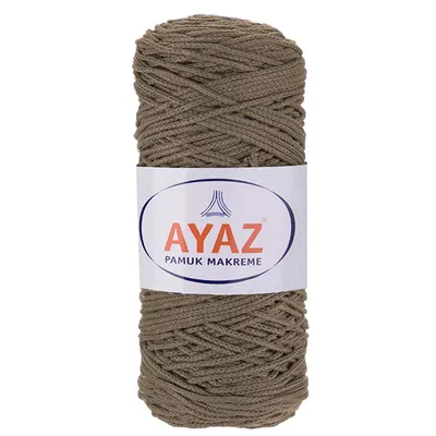 Produktbild von Makramegarn 250g Pamuk – Baumwoll Strickgarn & Häkelgarn – weiches Garn für Makramee, Stricken, Häkeln & DIY Projekte – Farbwahl, Farbe:1257 graubeige