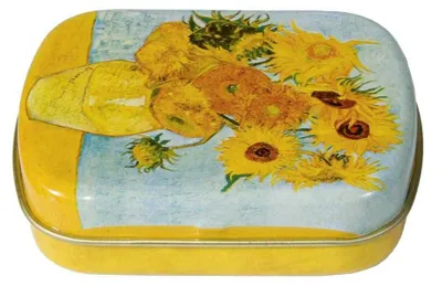 Obrázok produktu pre Kovová krabička Van Gogh Slnečnice, Fridolin