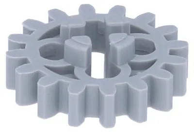 Zdjęcie produktu dla LEGO, szara (Hellgrau) koło zębate Technic, 16 zębów (4019) – nowe