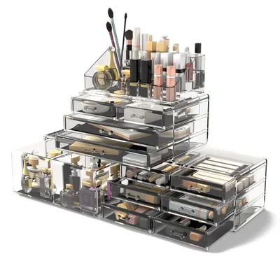 Produktbild von Readaeer Makeup Organizer/Kosmetik Aufbewahrungsbox/Schmink Aufbewahrungskasten