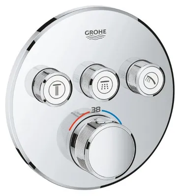 Image de Thermostatique GROHTHERM SMARTCONTROLE GROHE pour installation encastrée 3 sorties