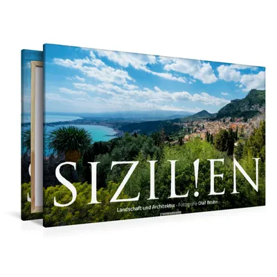 Produktbild von Calvendo  Textil-Leinwand 120 cm x 80 cm quer Ein Motiv aus dem Kalender Sizilien – Landschaft und Architektur, Bruhn Olaf; 7403893