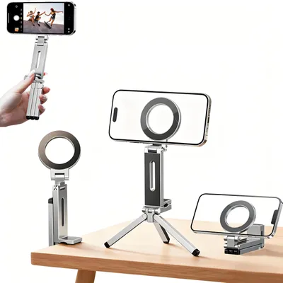 Image de Support de téléphone magnétique portable 360° réglable