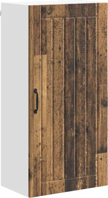 Zdjęcie produktu dla Szafka ścienna vidaXL LUCCA z drewna postarzanego 50 x 31 x 100 cm z płyt drewnopochodnych