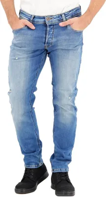 Produktbild von Jack & Jones 12168284, Jeans, Erwachsener, Blau, Baumwolle, Elasthan, Polyester, Nicht bleichen, Nicht chemisch reinigen