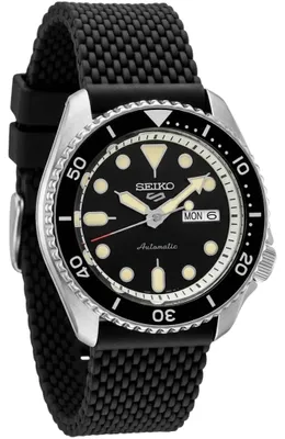 Produktbild von Seiko 5 Sports SKX Herrenuhr Automatik silber schwarz SRPD95