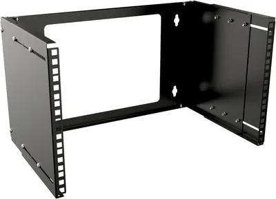 Productafbeelding van Lanview RAR210BL, Wandmontabele serverkast, 6U, 20 kg draagvermogen, 2 kg, Zwart