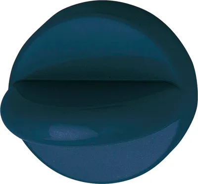 Produktbild von Hewi WC Rosette flach ø 55 x 10,5 mm inkl. Gewindeschrauben Polyamid stahlblau