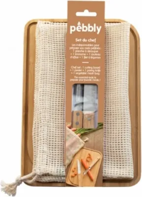Image de Planche à découper Pebbly Chef's Set