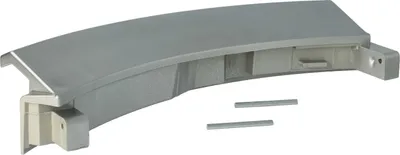 Produktbild von vhbw Türgriff kompatibel mit Bosch Logixx 8 WAS28763TR, WAS2876BOE, WAS28764TR, WAS28775, WAS28792NL, WAS28792EE Waschmaschine Kunststoff Silber