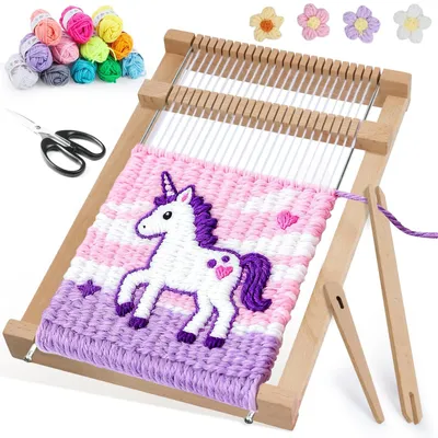Immagine prodotto di Telaio per tessitura in legno per bambini, con accessori