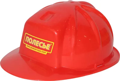 Produktbild von WADER Spielzeug Bauhelm Rot, realistisches Design, ab 1 Jahr, 26,5x18,5x11cm