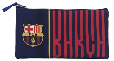 Zdjęcie produktu dla Fc Barcelona Płaskie piórnik czerwony Czerwony Jeden rozmiar