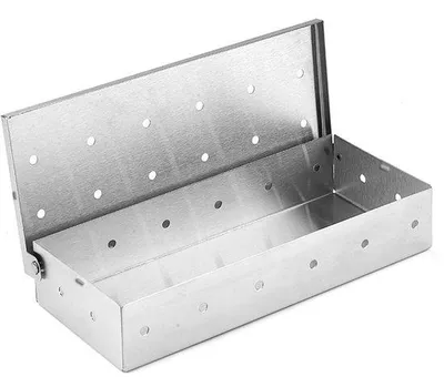 Image de Kit d'accessoires pour barbecue - Tube de fumage universel en acier inoxydable, fumée de bois pour plus de saveur, compatible avec les barbecues à gaz, à charbon et électriques