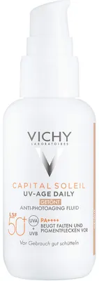 Obrázek produktu pro Tónovaný fluid bránící fotostárnutí SPF50+ Capital Soleil UV-Age Daily (Fluid) 40 ml