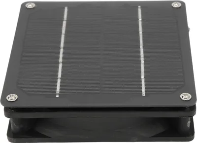 Obrázek produktu pro Solární panelový ventilátor z monokrystalického křemíku pro obytné vozy, jachty, skleníky, domy pro domácí zvířata, kurníky, koupelny, 5 W, 6 V