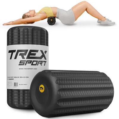 Produktbild von TREX SPORT Faszienrolle mit Noppen TX-030EPR | Massagerolle aus EPP-Schaumstoff, 30cm, leicht |Fitnessrolle für Rücken, Yoga, Ganzkörper-Selbstmassage