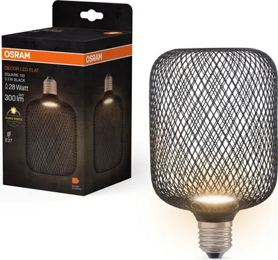 Immagine prodotto di OSRAM HOMELIGHTING 4058075840140 LED (monochrome) EEC F (A - G) E-27 Bulb shape 3.5 W = 28 W Warm white (Ø x L) 100 mm x 162 mm 1 pc(s)