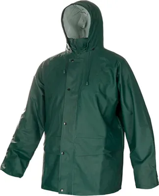 Produktbild von Regenjacke Wetterjacke Jacke Windjacke Wind wasserdicht Grün (KPR-GR) Gr. XL