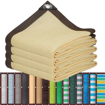 Zdjęcie produktu dla Omgoods - Żagle zacieniające zapewniające 90% ochrony przed słońcem i promieniowaniem UV do ogrodu