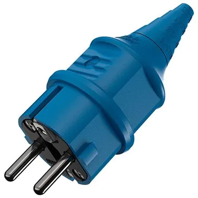 Zdjęcie produktu dla MENNEKES 10838, Typu F, Niebieski, 2P+E, IP44, 230 V, 16 A