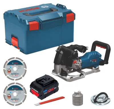 Produktbild von Bosch GNF 18V-40 Akku Mauernutfräse 18 V 40 mm Brushless + 1x ProCORE Akku 5,5 Ah + L-Boxx - ohne Ladegerät