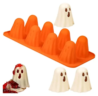 Produktbild von Halloween Silikonformen für Geister Mousse und Kuchen