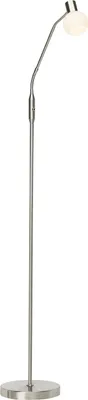 Produktbild von BRILLIANT Standleuchte Philo | dekorative Standleuchte | Metall/Glas | eisen/weiß | Kopf schwenkbar | 1x E14 max. 25 W