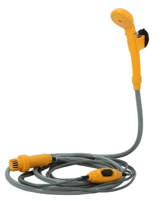 Immagine prodotto di Doccia portatile - Doccia da campeggio - Doccia esterna per campeggio - Tubo da 2 metri - Accessorio da viaggio - Adatta per escursioni - Doccia compatta