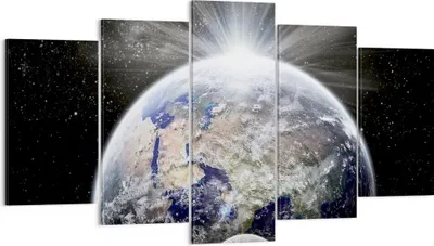 Produktbild von Bild auf Leinwand - Leinwandbild - Astronomie galaxie abstraktion - 160x85cm - Wand Bild - Wanddeko - Leinwanddruck - Bilder - Kunstdruck - Wanddekoration - Leinwand bilder - Wandkunst - EA160x85-2328