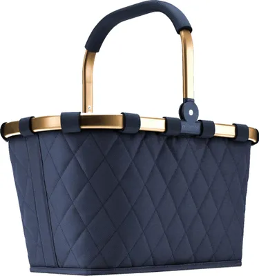 Produktbild von reisenthel carrybag Einkaufskorb rhombus MIDNIGHT GOLD BK4111