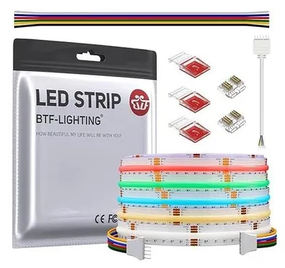 Zdjęcie produktu dla Taśma LED fcob rgbcct 5M 960LED/M 24V IP30 do dekoracji wnętrz