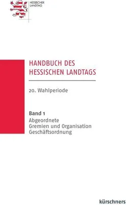 Immagine prodotto di Handbuch des Hessischen Landtages